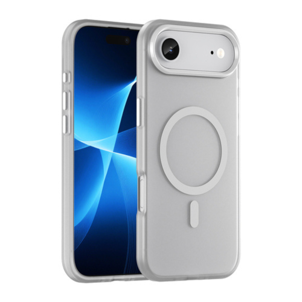 iPhone 17 Air Cover – Clear Case med MagSafe (Hvid) | reFix.dk