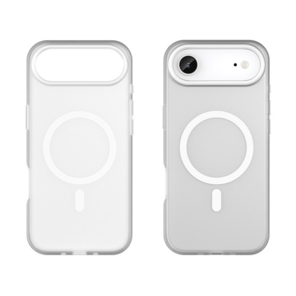 iPhone 17 Air Cover – Clear Case med MagSafe (Hvid) back | reFix.dk