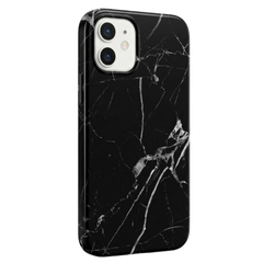 Marble cover til iPhone 11 - sort marble - reFix.dk