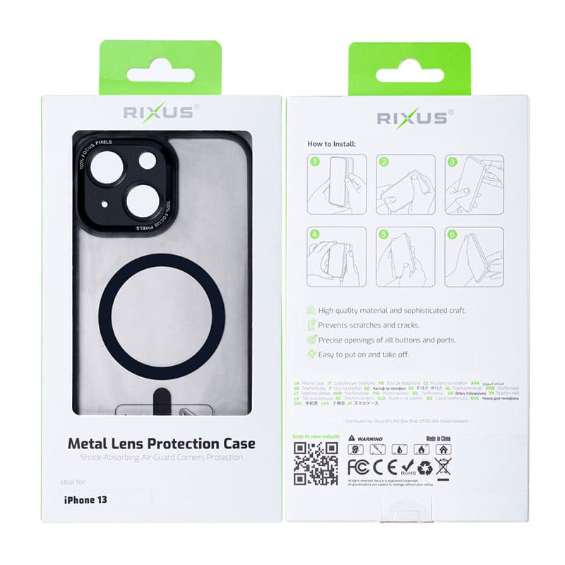 Metal lens cover med magsafe til iPhone 13