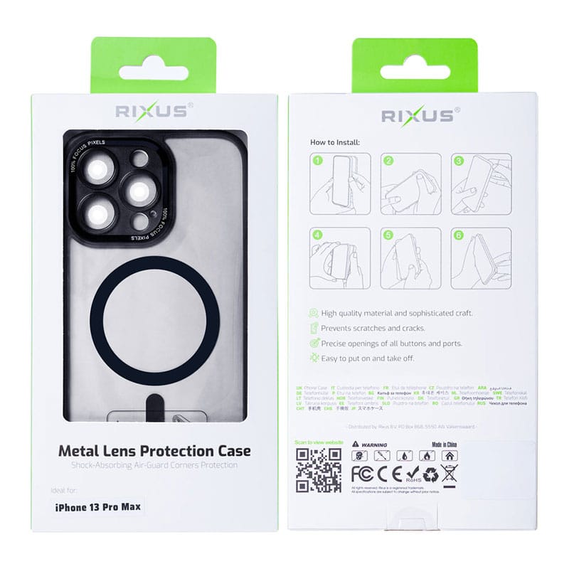 Metal lens cover med magsafe til iPhone 13 Pro Max - reFix.dk