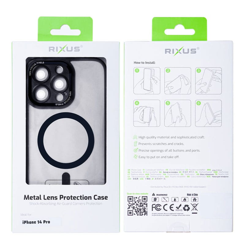 Metal lens cover med magsafe til iPhone 13 Pro - reFix.dk