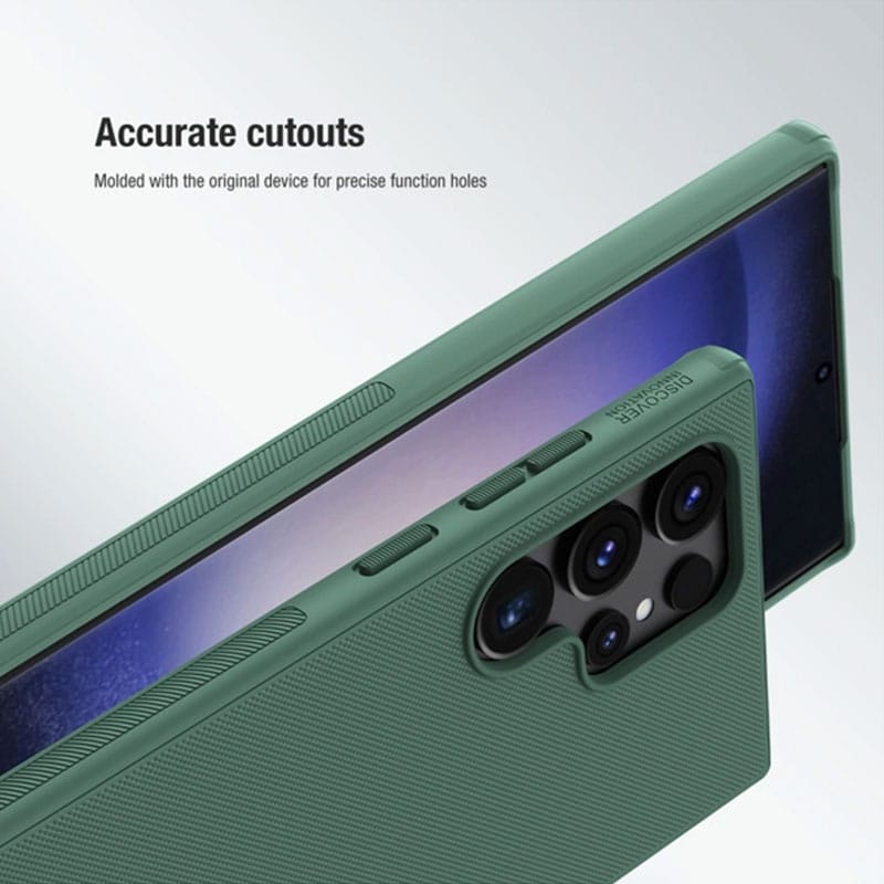 Nillkin super frosted shield pro cover til Samsung S24 Ultra - 5 - reFix.dk