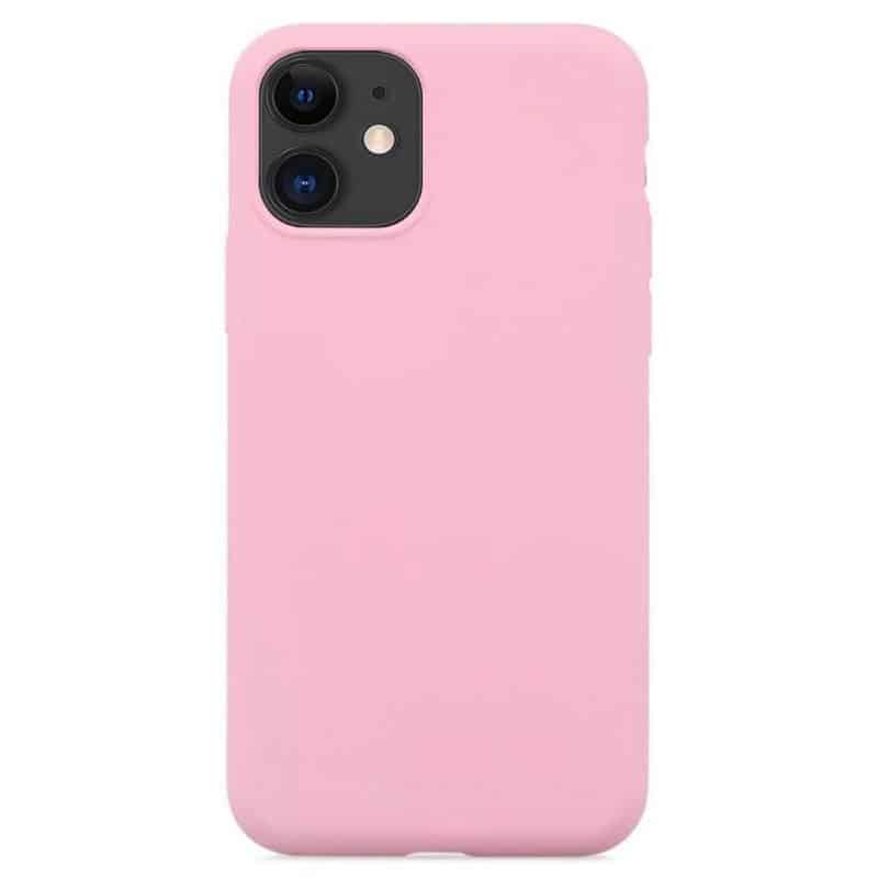 Original silikone cover til iPhone 11 - pastel pink - reFix.dk