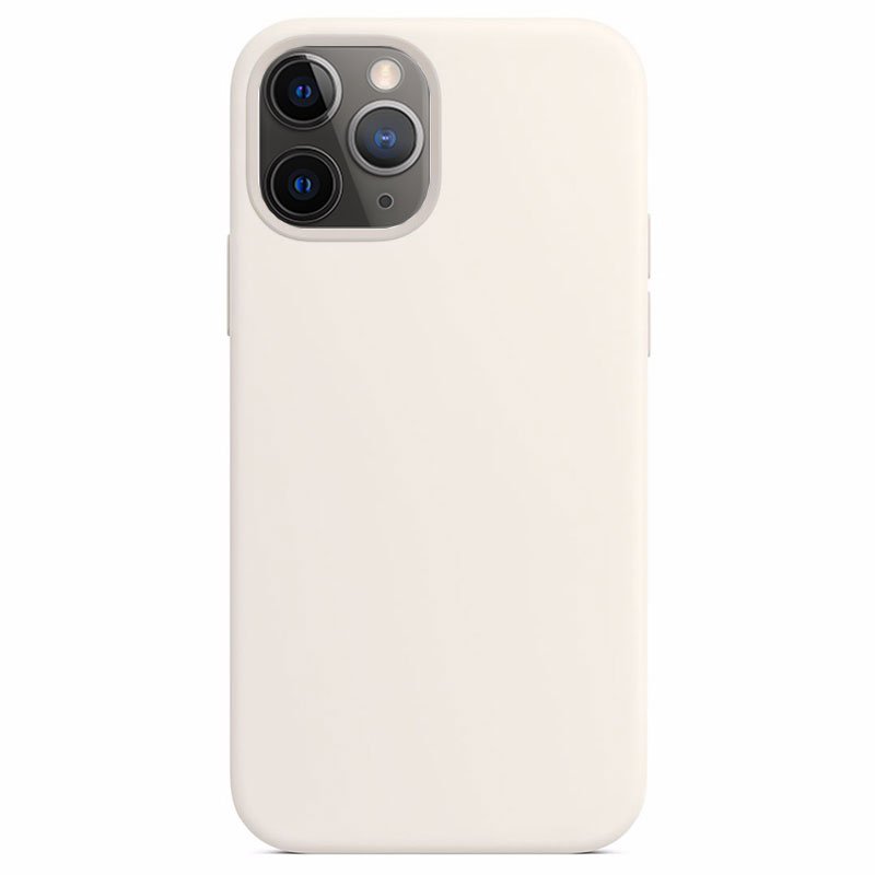 Original silikone cover til iPhone 11 Pro - hvid - reFix.dk