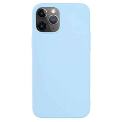 Original silikone cover til iPhone 11 Pro - pastel blå - reFix.dk