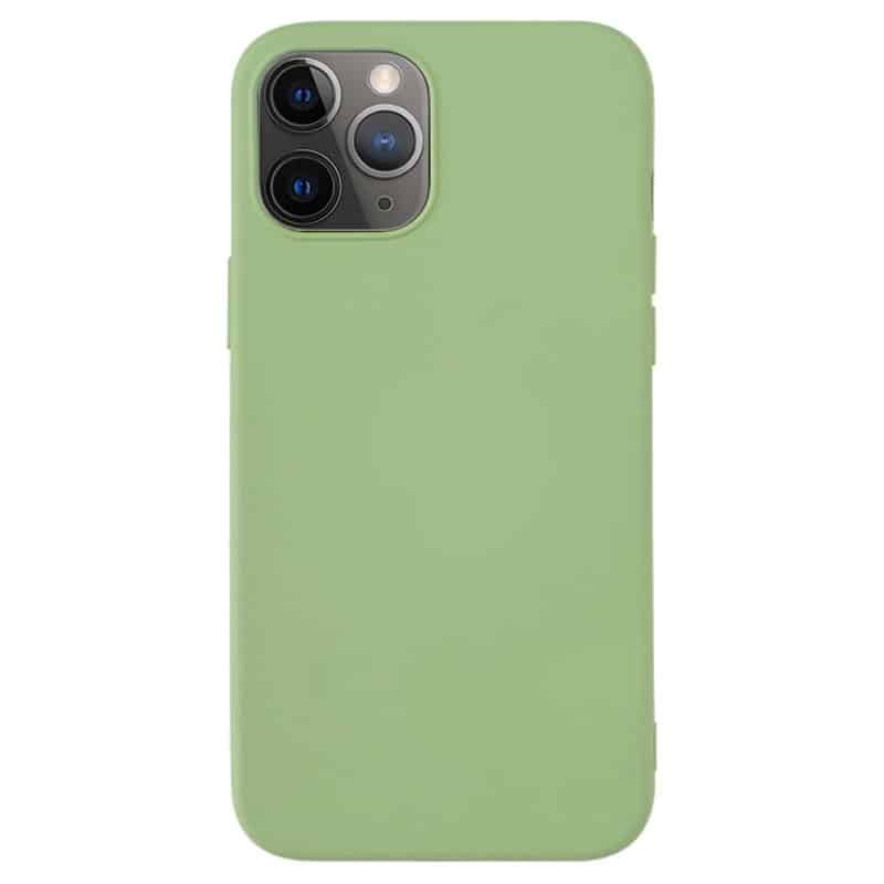 Original silikone cover til iPhone 11 Pro - pastel grøn - reFix.dk