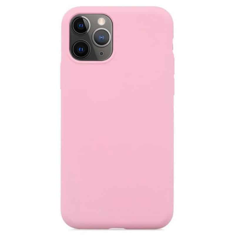 Original silikone cover til iPhone 11 Pro - pastel pink - reFix.dk