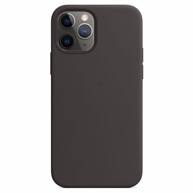 Premium silikone cover til iPhone 11 Pro - sort - reFix.dk