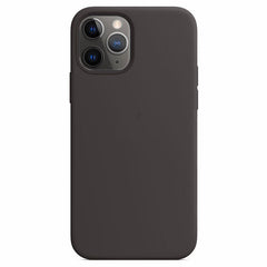 Premium silikone cover til iPhone 11 Pro - sort - reFix.dk