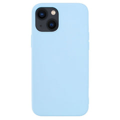 Original silikone cover med MagSafe til iPhone 13 | 13 mini - pastel blå - reFix.dk