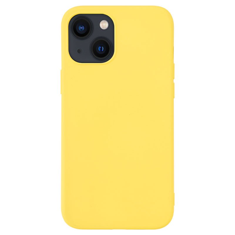 Original silikone over med MagSafe til iPhone 13 | 13 mini - pastel gul - reFix.dk