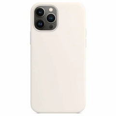 Original silikone cover med MagSafe til iPhone 13 Pro | 12 Pro - hvid - reFix.dk