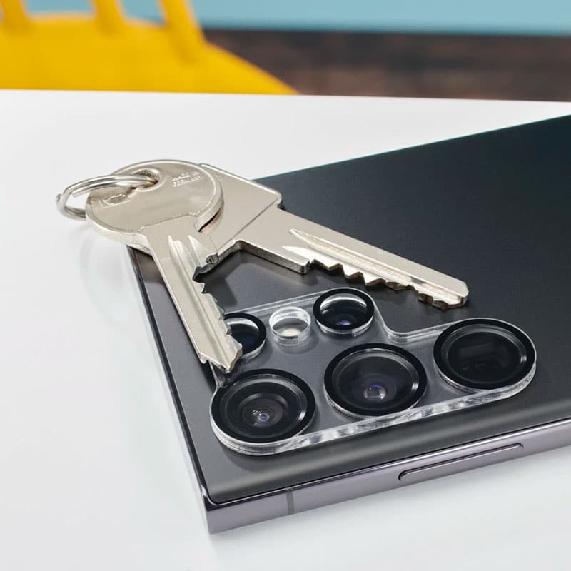 Premium kamera linse beskyttelsesglas til Samsung S24 - 4 - reFix.dk