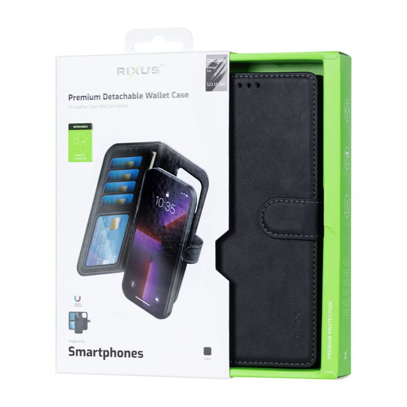 Premium magnetisk flip cover til Samsung S23