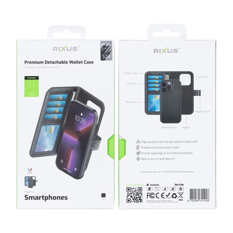 Premium magnetisk flip cover til Samsung S24 - 4 - reFix.dk