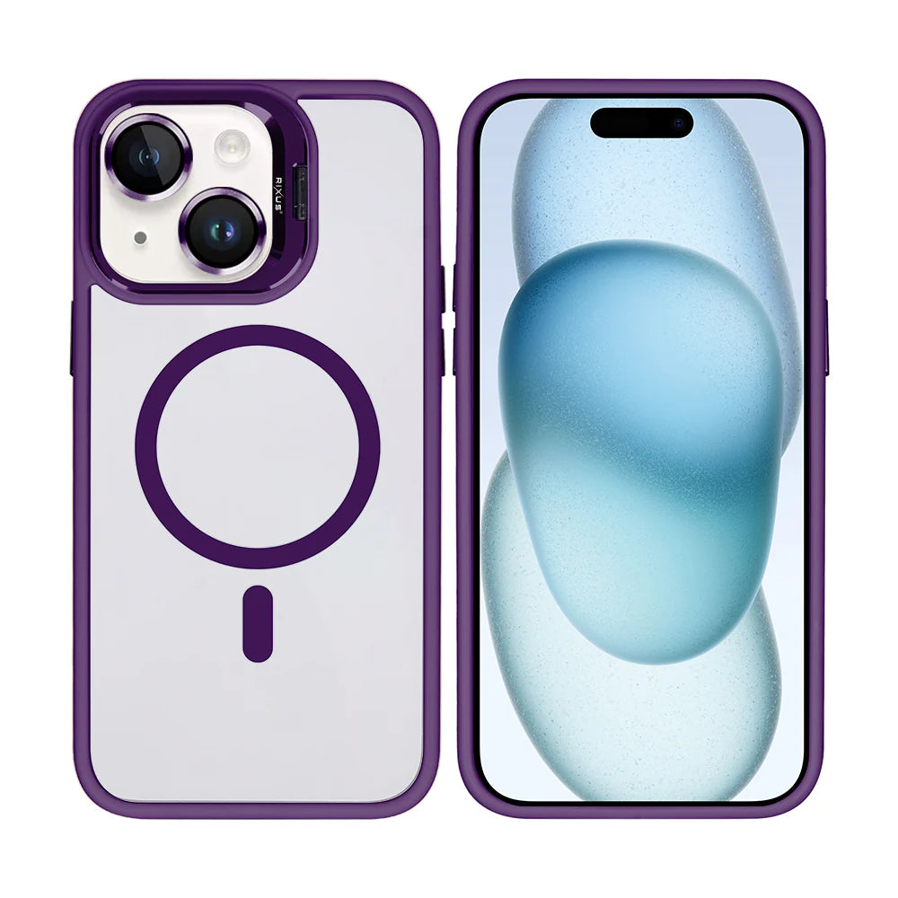 Premium Clear Case med MagSafe til iPhone 15 (+kamera beskyttelsesglas)