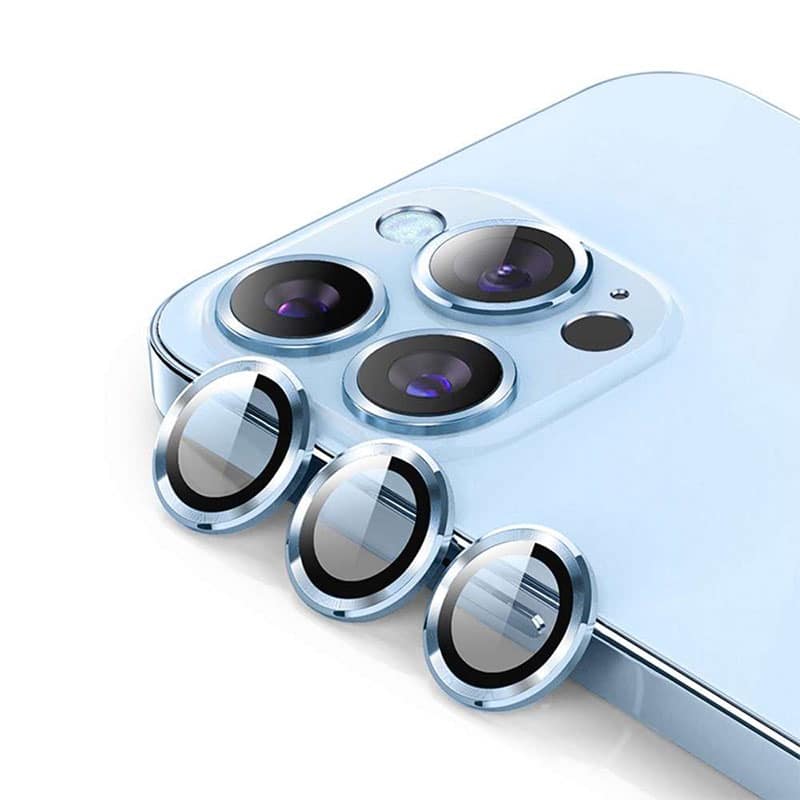 ProTech kamera beskyttelsesglas iPhone 13 Pro blå - reFix.dk