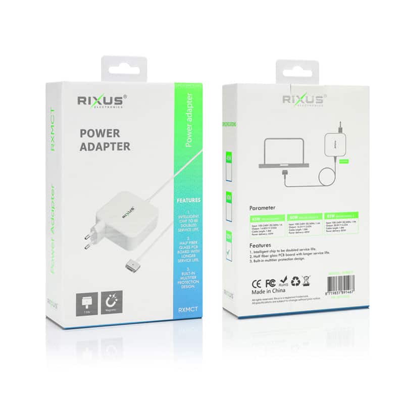 Rixus 45W MagSafe 2 MacBook oplader