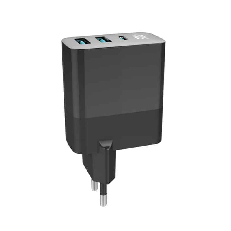 Rixus PD 30W hurtig oplader Sort - reFix.dk