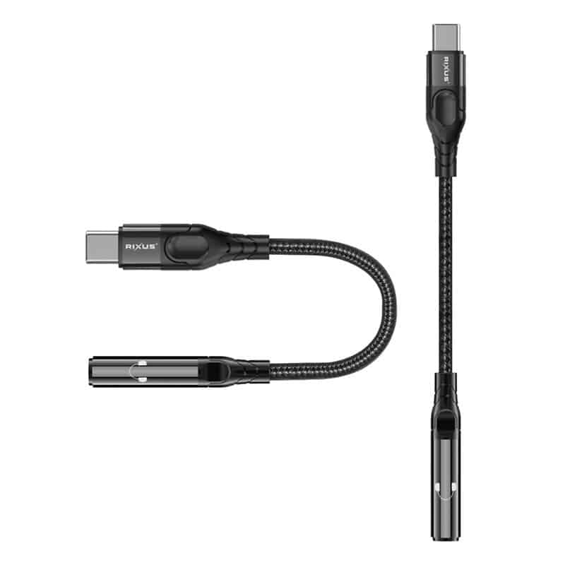 Rixus USB-C til 3,5 mm jackstik adapter - 2 - rerFix.dk