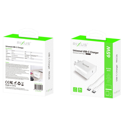 Rixus 65W Universel USB-C Oplader - 3 - reFix.dk
