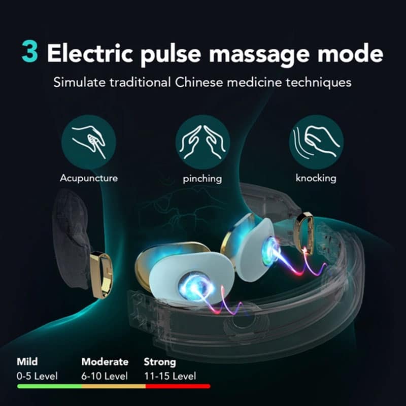 SKG nakke massager med elektrostimulator - 7 - reFix.dk