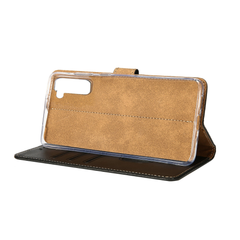 Samsung S21 Cover – Rixus Læder Flip Cover med Kortholder - 2 - reFix.dk