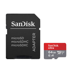 SanDisk Ultra microSDHC Hukommelseskort 64GB - reFix.dk