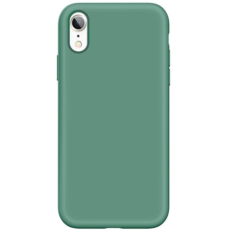 Silikone cover til iPhone XR midnight green - reFix.dk