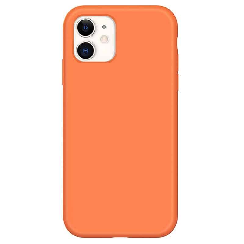 Silikone cover til iPhone 11 orange - reFix.dk