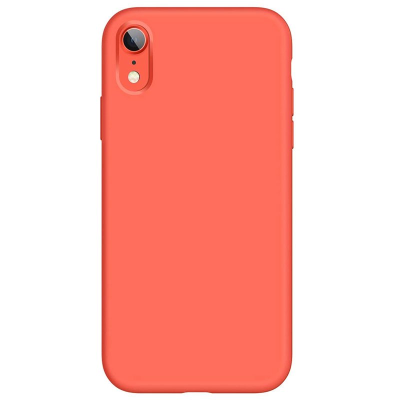 Silikone cover til iPhone XR orange - reFix.dk