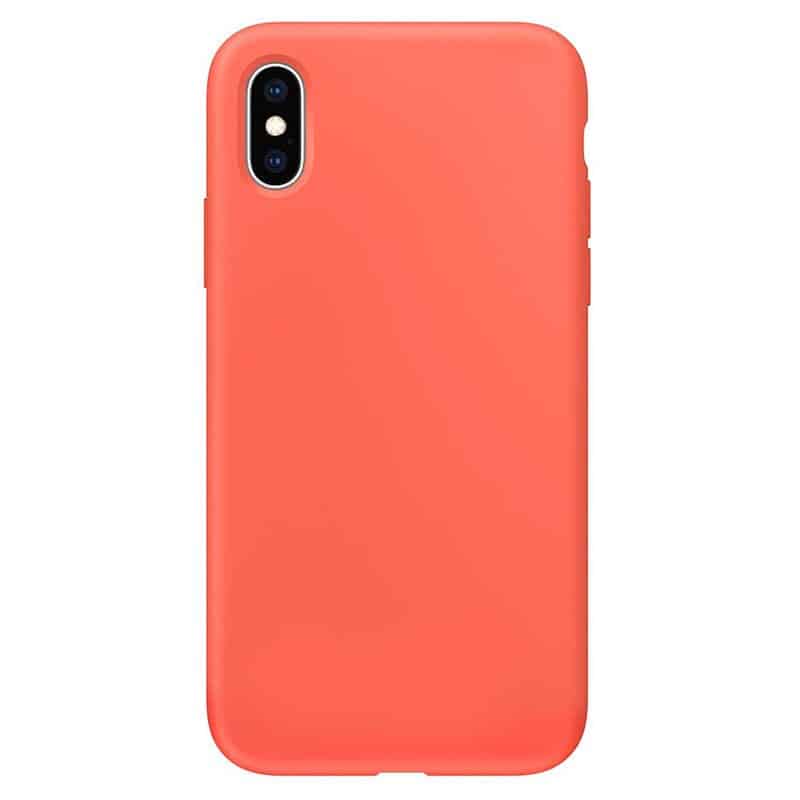 Silikone cover til iPhone X/XS orange - reFix.dk