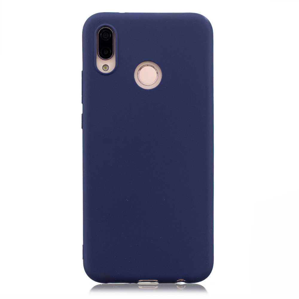 Silikone cover til Huawei P20 Lite - Navy-blå - reFix.dk
