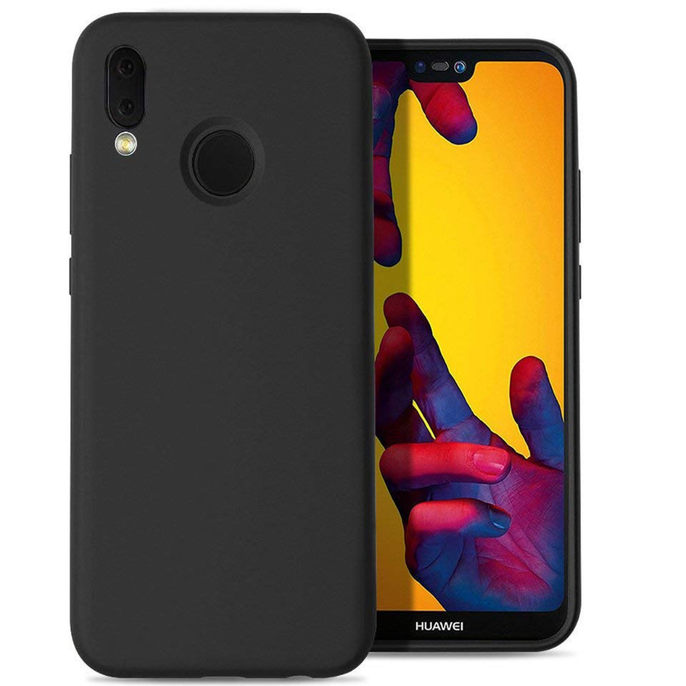 Silikone cover til Huawei P20 Lite - Sort - reFix.dk