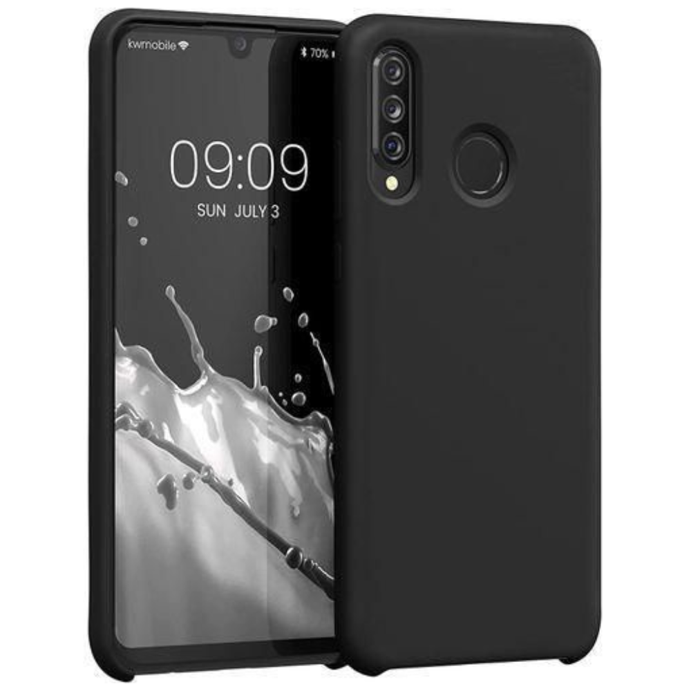 Silikone cover til Huawei P30 Lite - sort - reFix.dk