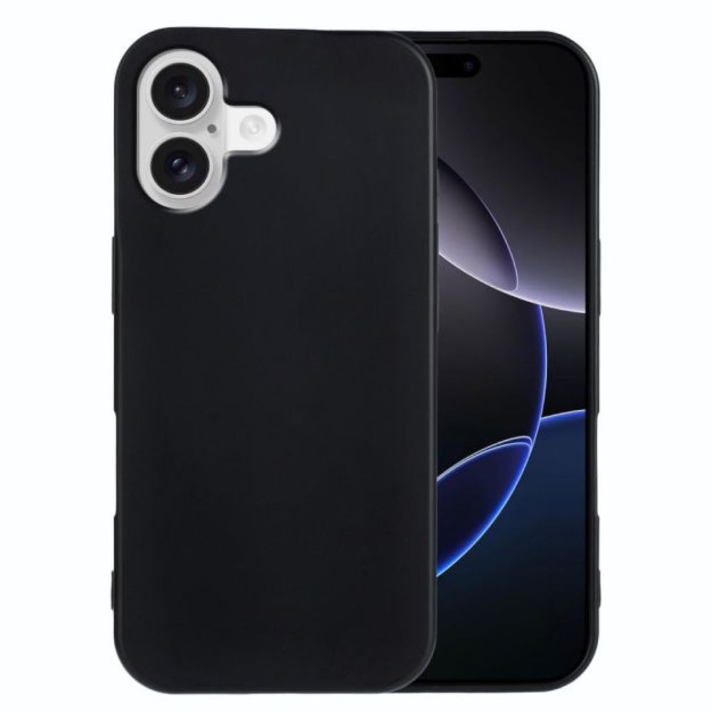 iPhone 17 Cover – Sort Soft TPU Cover | reFix.dk