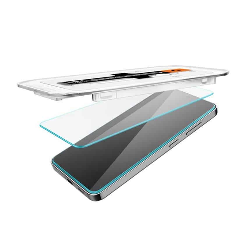 Spigen GLAS EZ. Fit skærmbeskyttelse til Samsung S24 - 3 - reFix.dk