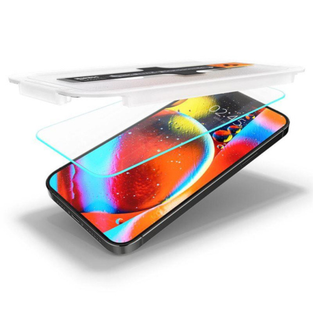 Spigen EZ Fit Glas.TR Skærmbeskyttelse til iPhone 13 - 2 - reFix.dk