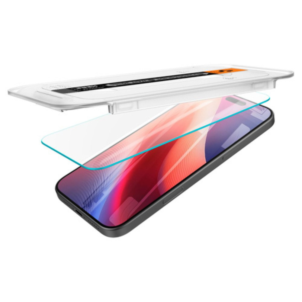 Spigen EZ Fit Glas.TR Skærmbeskyttelse til iPhone 17 Pro Max - 2 - reFix.dk