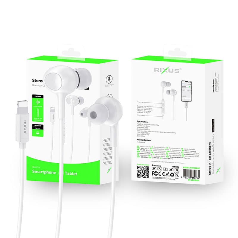 Stereo in-ear høretelefoner til iPhone / iPad - 4 - reFix.dk