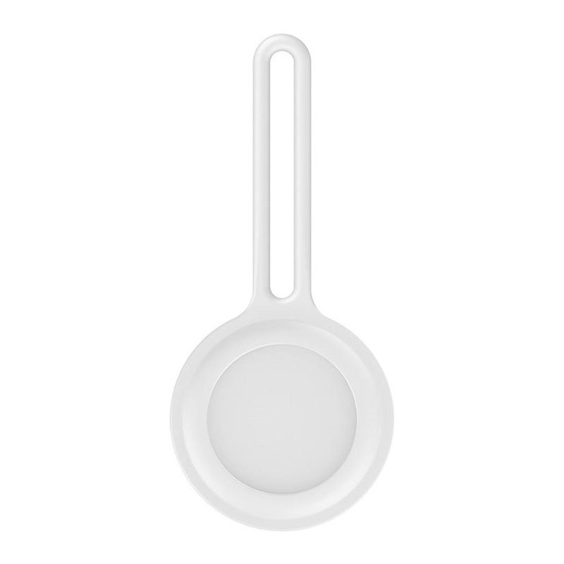 AirTag silikone cover m. strop - hvid 1 - reFix.dk