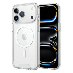 iPhone 17 Pro Max Cover – Clear Case med MagSafe (Gennemsigtig) | reFix.dk