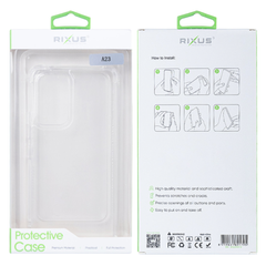 Akryl safety clear case til Samsung A23 - Pakkens indhold - reFix.dk