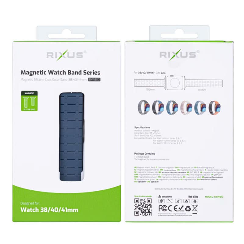 Apple Watch Magnetisk silikone rem til 38 / 40 / 41mm - Pakkens indhold - reFix.dk