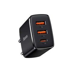 Baseus hurtig oplader (30 W) - sort
