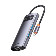 Baseus Metal Gleam 4-i-1- USB-C Hub - reFix.dk
