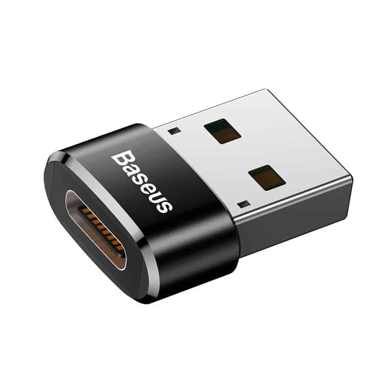 Baseus USB-A til USB-C Adapter – Kompakt Converter | reFix.dk
