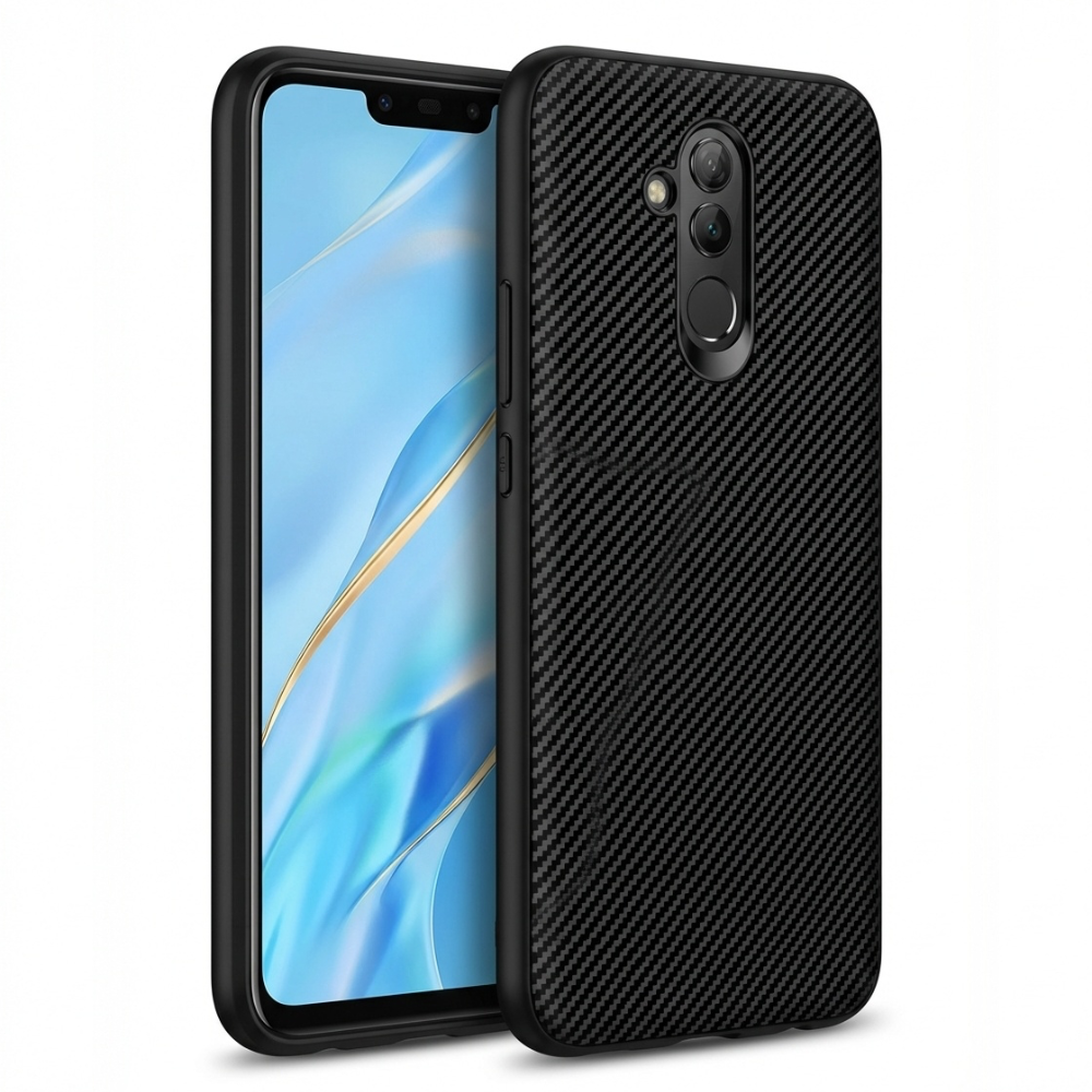 Carbon beskyttelsescover til Huawei Mate 20 Lite - reFix.dk