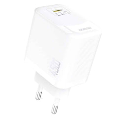Dudao 45W GaN hurtig oplader (+ USB-C kabel) - Hvid - reFix.dk